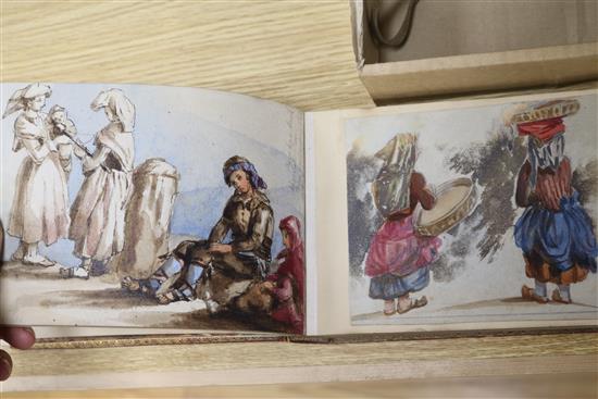 CLM, an album of sketches in The Pyrenees c.1856, 5 x 7in.